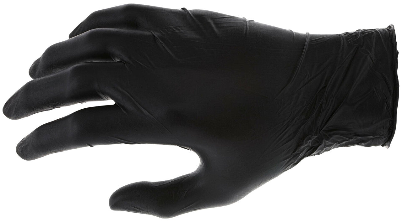 Disposable Nitrile Gloves, 4.5 Mil, Powder-Free, Textured, Black