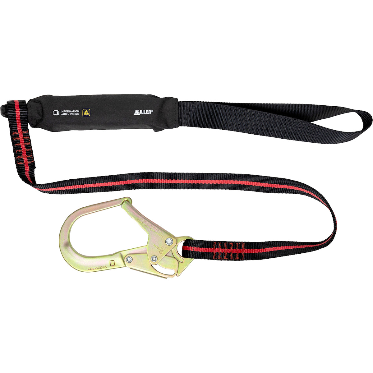 Miller FPLARCM-SUS – Arc Flash Lanyard, Single Leg, Polyamide Webbing, with Webbing Loop and Rebar Hook