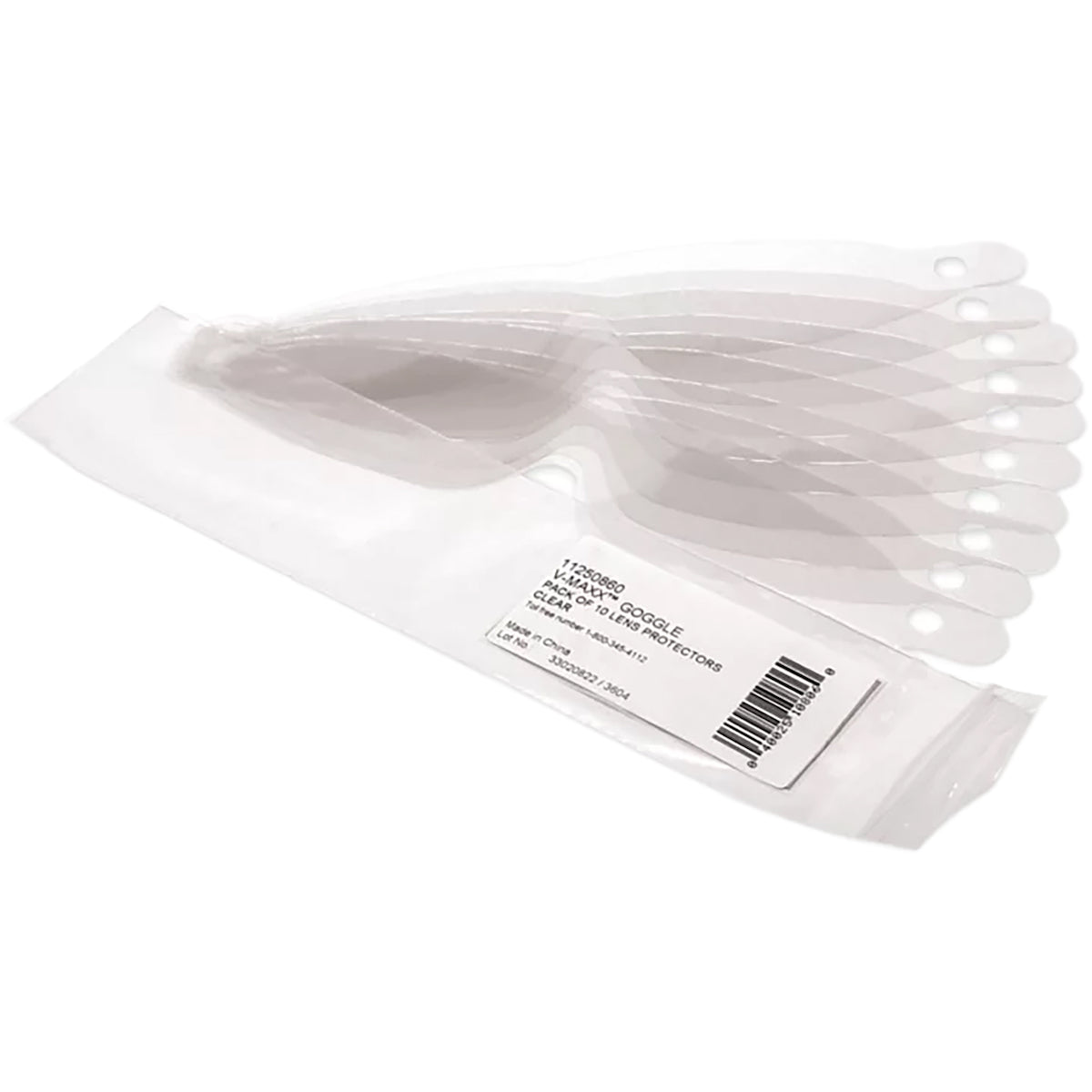 Uvex 11250860 – V-Maxx 10 Pack lens protectors(ANSI Z87+ / CSA Z94.3 Approved)