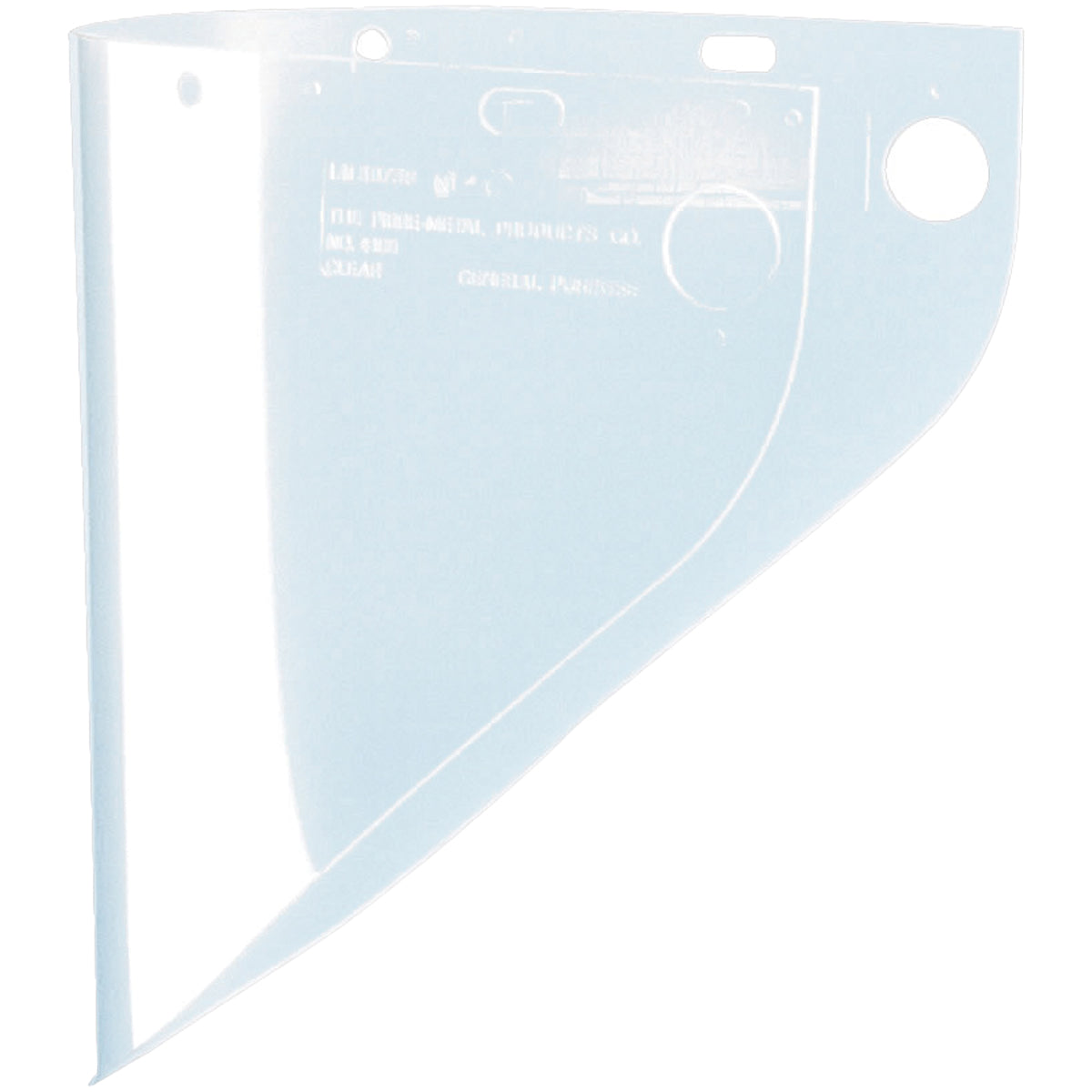 Fibre-Metal® Universal Fit Propionate Safety Visor - Clear - .060" Thickness