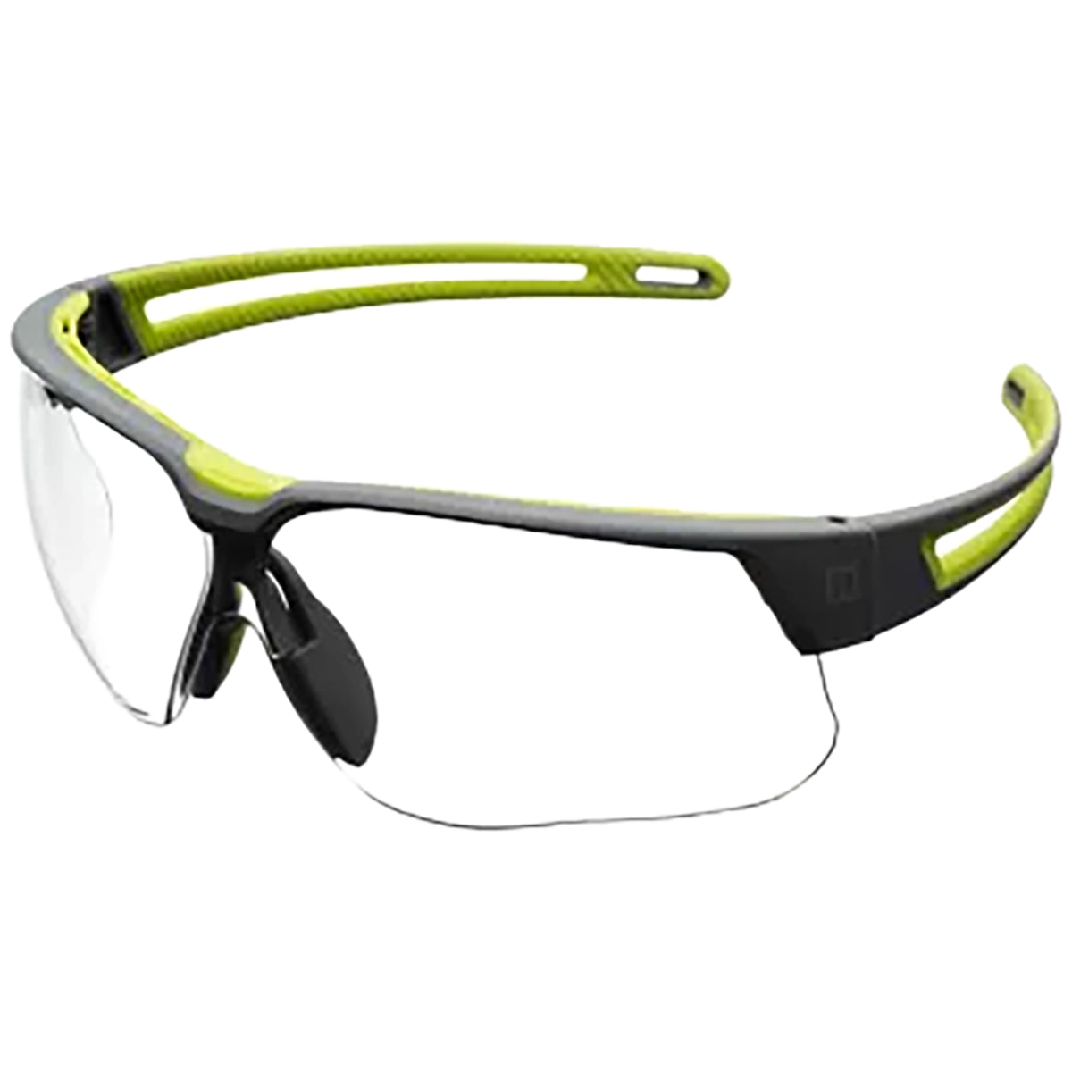 Uvex AS01RD30UD – Semi-Rimless Safety Glasses with Black Frame, Clear Lens with Ultra-Dura® Hardcoat - +3.0 Diopter