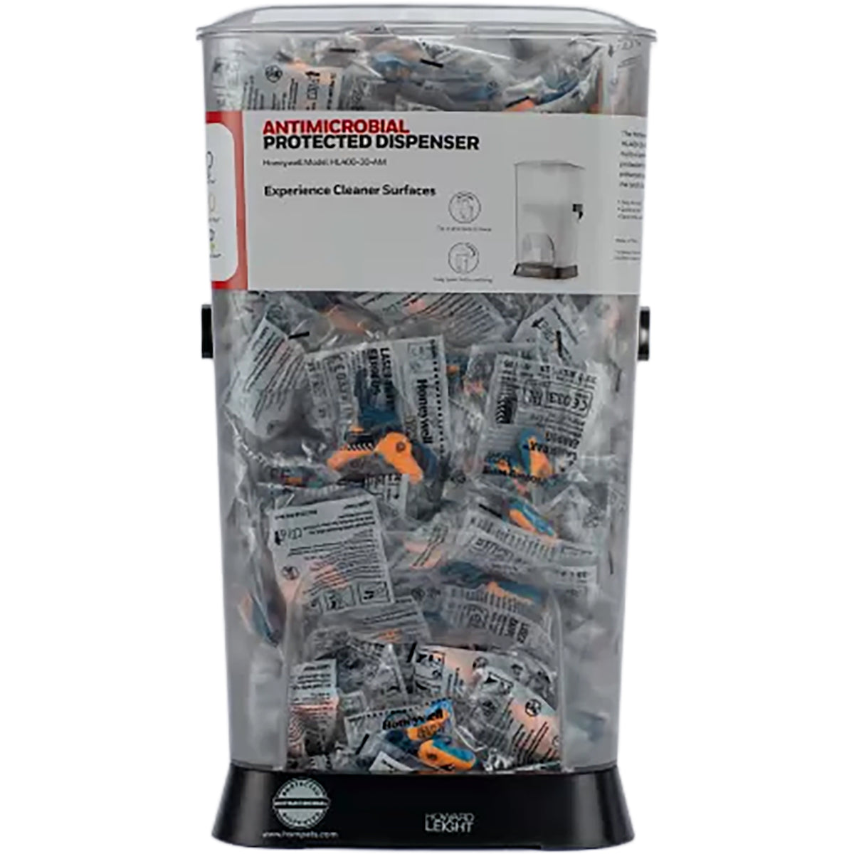 Howard Leight HL400-DPAS-30R-AM – Prefilled AirSoft® Antimicrobial-Protected Dispenser - AS-30R