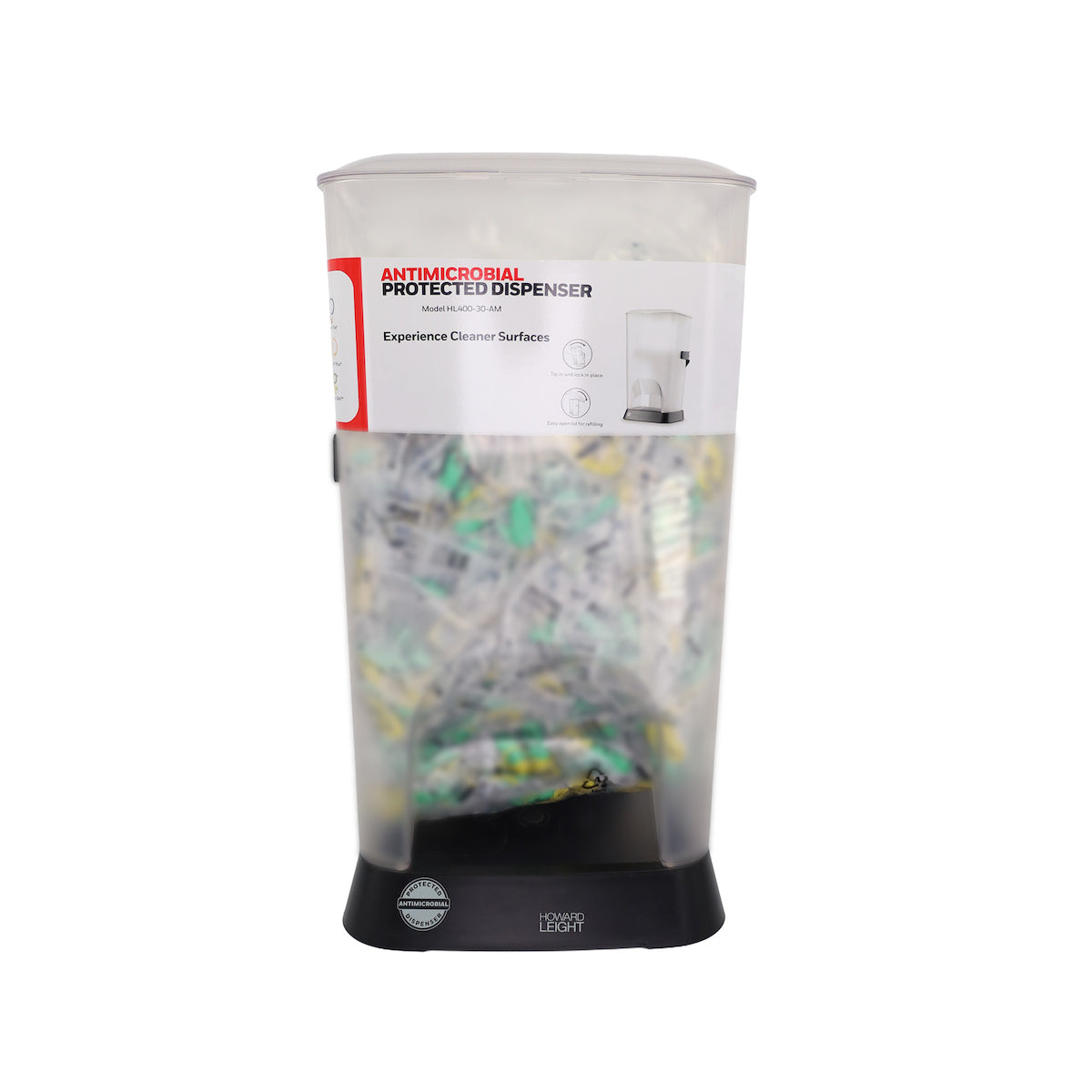 Howard Leight HL400-LPF-30-AM – Prefilled Maximum Lite Antimicrobial-Protected Dispenser - LPF-30