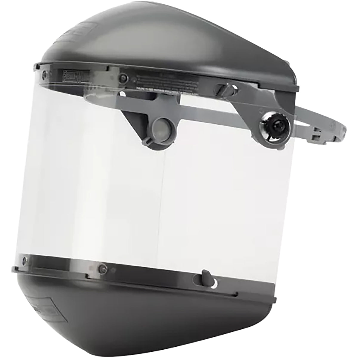 Fibre-Metal FM5400DCCL – Headgear for Faceshield Protection with Propionate Visor - 4" Crown with Speedy Loop Mounting System - Clear - 8" x 16.5" x .060" Thickness