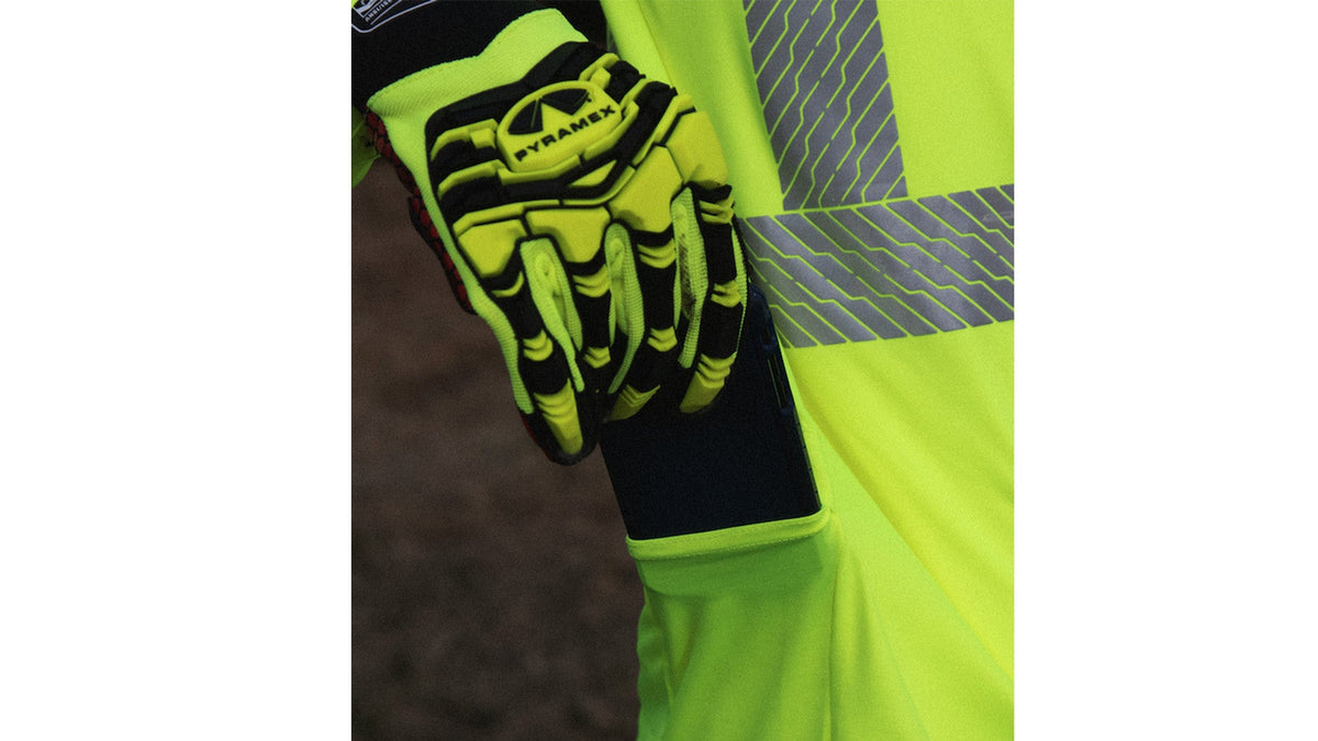 Pyramex RLP1 Series Cold Stress PPE Large Hi-vis Lime model RLP110L