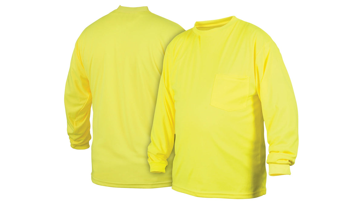 Pyramex RLTS31NS Series Hi-Vis Shirts Large Hi-vis Lime model RLTS3110NSL