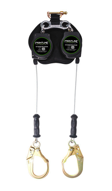 Frontline Fall RPG081SLE Frontline Class 1 Leading Edge Cable Single Leg SRL with Steel Snap Hook End product image
