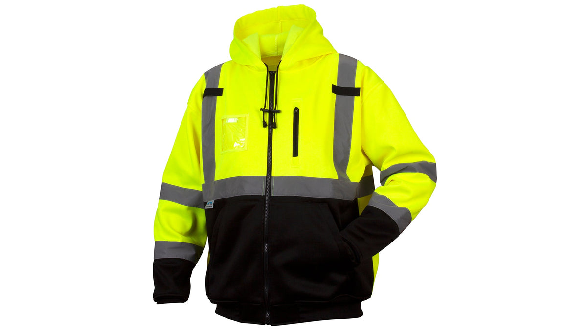 Pyramex RSZH33 Series Hi-Vis Safety Apparel 4X-Large Hi-vis Lime model RSZH3310X4
