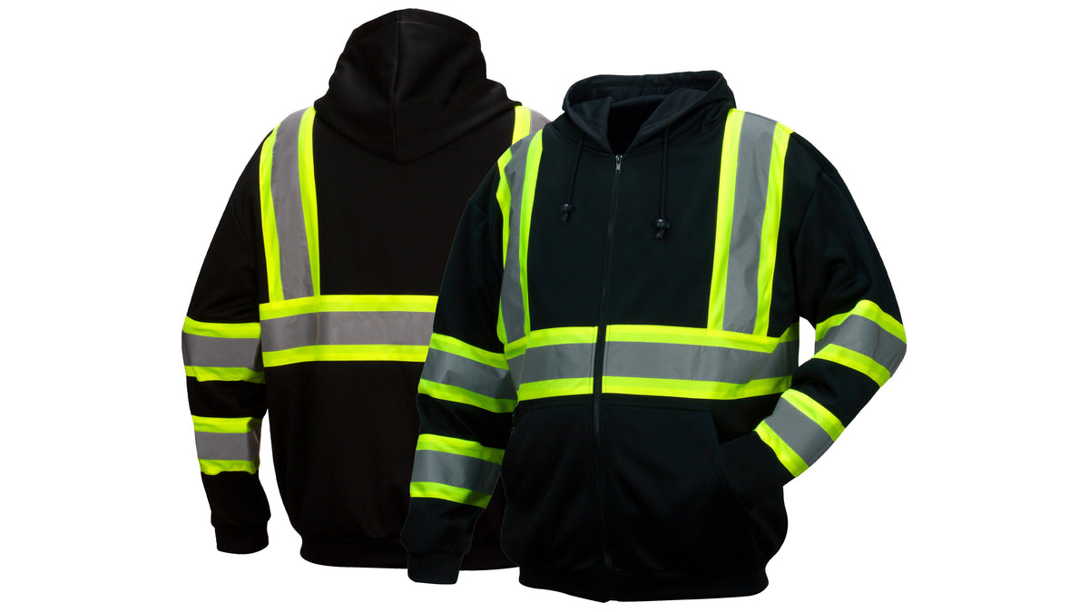 Pyramex RSZH34 Series Hi-Vis Jackets Medium Black model RSZH3411M