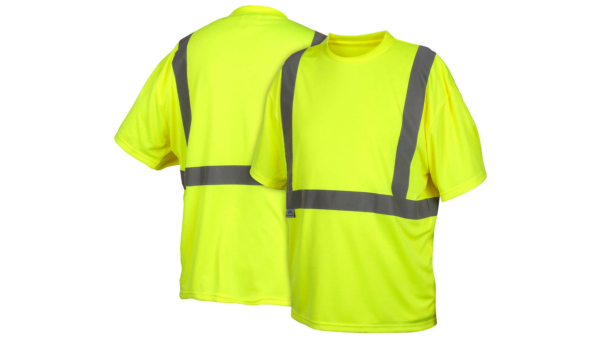 Pyramex RTS21NP Series Hi-Vis Shirts Large Hi-vis Lime model RTS2110NPL