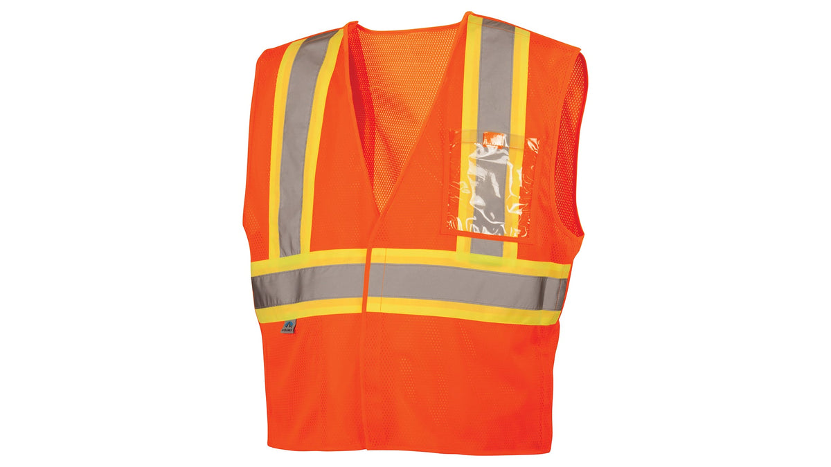 Pyramex RVHL27 Series Hi-Vis Safety Apparel 5X-Large Hi-vis Lime model RVHL2710BRX5