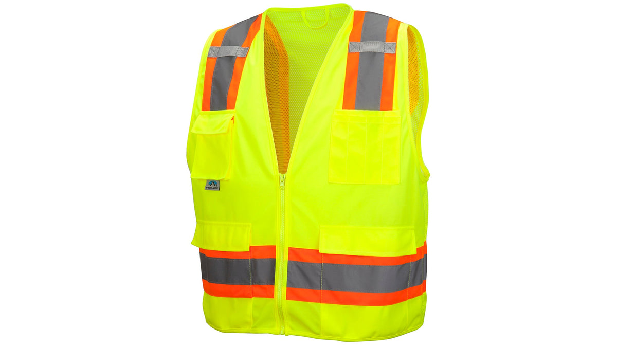 Pyramex RVZ24SE Series Flame Resistant Safety Apparel 4X-Large Hi-vis Lime model RVZ2410SEX4