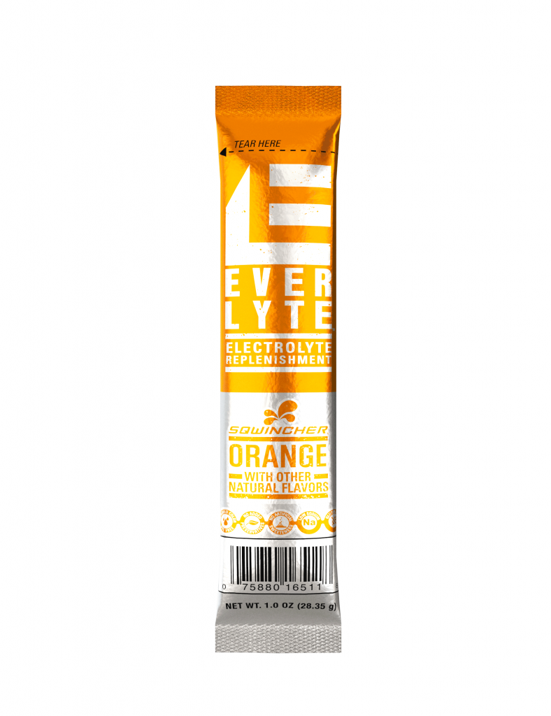 Sqwincher EverLyte Clear Hydration Powder Sticks, 20 oz Yield, 100/Case - Orange