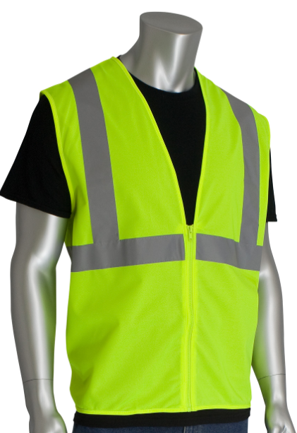 ANSI Type R Class 2 Value Zipper Solid Vest