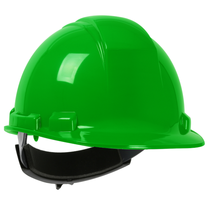 PIP PIP 280-HP241R Whistler Cap Style, HDPE Shell, 4-Point Textile Suspension, Ratchet Adjustment - hard hat