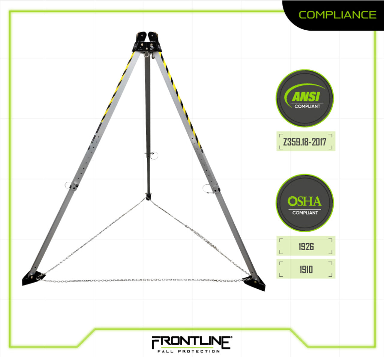 Frontline Fall TAN07 Frontline MEGApod 7' Aluminum Tripod Polyurethane product image