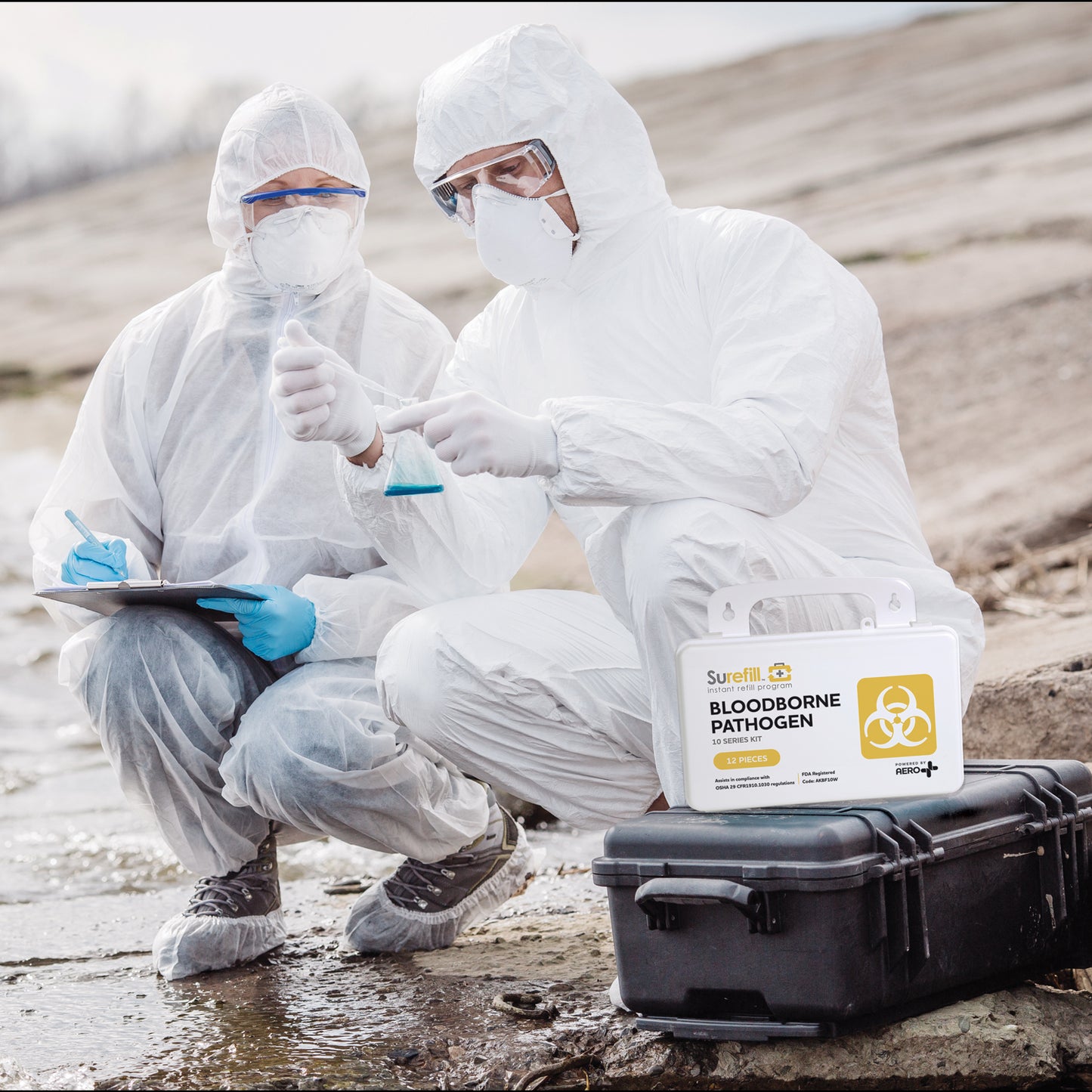 Surefill™ Bloodborne Pathogen 10 Series Kit OSHA compliant