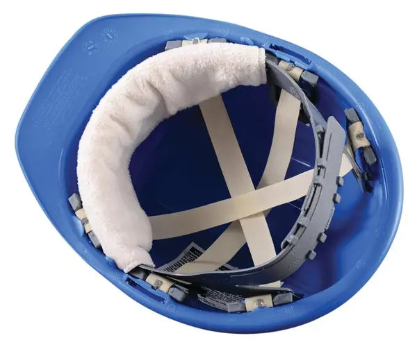 Occunomix Terry Toppers Snap On Hard Hat Sweatband Hard Hat Accessories Navy One Size model 870-01