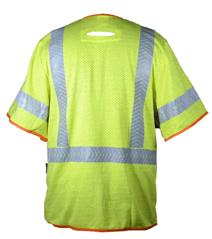Occunomix Static Dissipative Mesh Vest Flame Resistant Safety Apparel Yellow M model FR-VAM2213-YM