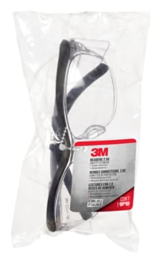 3M Readers Safety Glasses 91193, Clear Lens, +2.5 Diopter