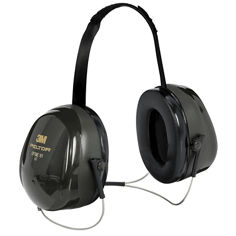 3M PELTOR Optime 101 Earmuffs H7B, Behind-the-Head, NRR 25 dB