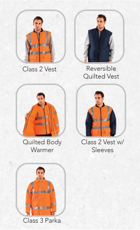 Occunomix 5-In-1 Parka Hi-Vis Jackets Orange 2X model LUX-TJFS-O2X