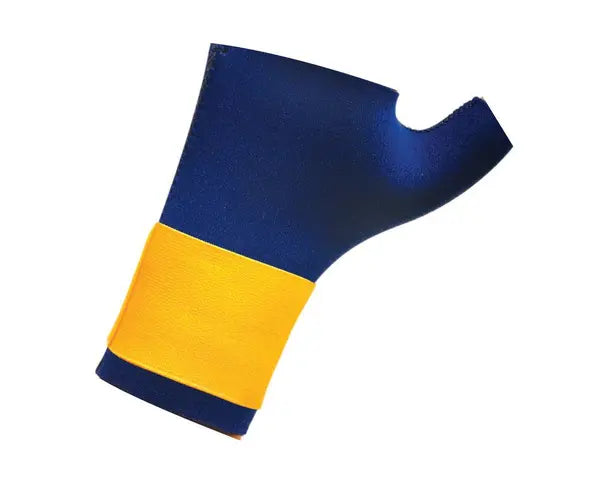 Occunomix Classic Neo Thumb/Wrist Wrap Safety Gear Navy/Yellow S model 400-012