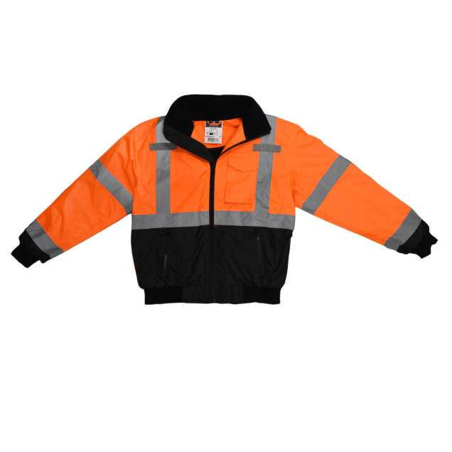 Radians SJ110B Class 3 Two-in-One High Visibility Bomber Safety Jacket