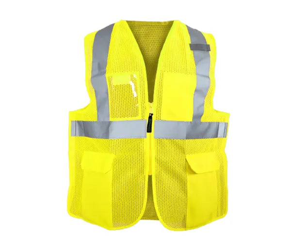 Occunomix Mesh 5-Pt Breakaway Vest Hi-Vis Safety Vests Orange S model LUX-SSGCB-OS