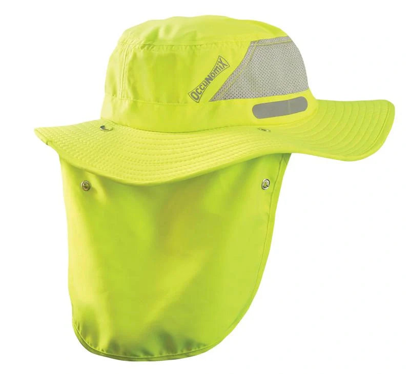 Occunomix Wicking & Cooling Hat W/Shade Cooling PPE Navy XL model TD500-018-XL