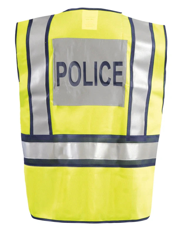 Occunomix Classic Solid Breakaway Public Safety Vest - Police Hi-Vis Safety Vests Yellow XL/2X model LUX-PSP-YXL/2