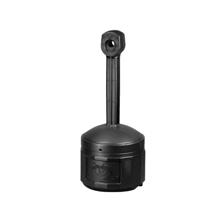 Justrite Smokers Cease-Fire Receptacle Deco Black - 26800D