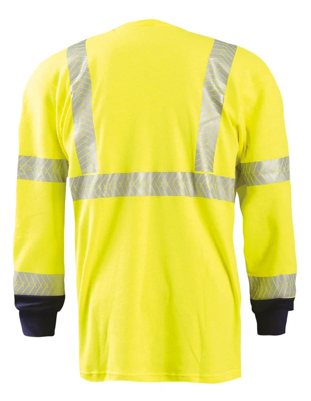 Occunomix Flame Resistant Dual Certified Navy Bottom w/OCX Patented Segmented Reflective & Pocket Flame Resistant Safety
