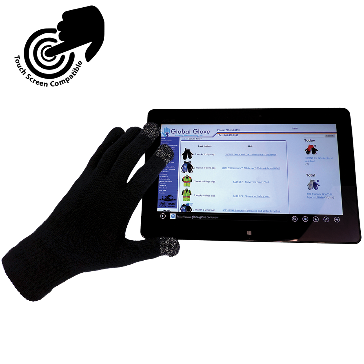 Globus Global Safety - IP3DB Touchscreen Gloves - view 5