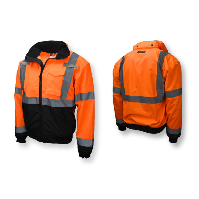 Radians SJ110B Class 3 Two-in-One High Visibility Bomber Safety Jacket