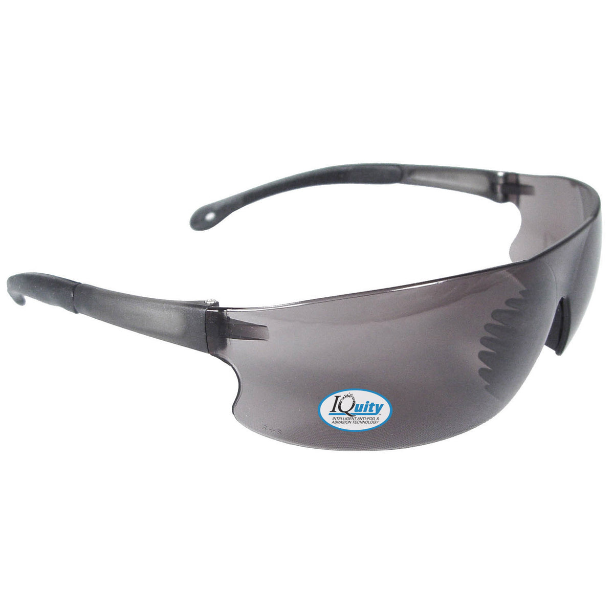 Radians RS-IQ - Rad-Sequel™ IQ - IQuity Anti-Fog Safety Eyewear - Clear Frame - Clear IQ Anti-Fog Lens - Smoke / Smoke IQ