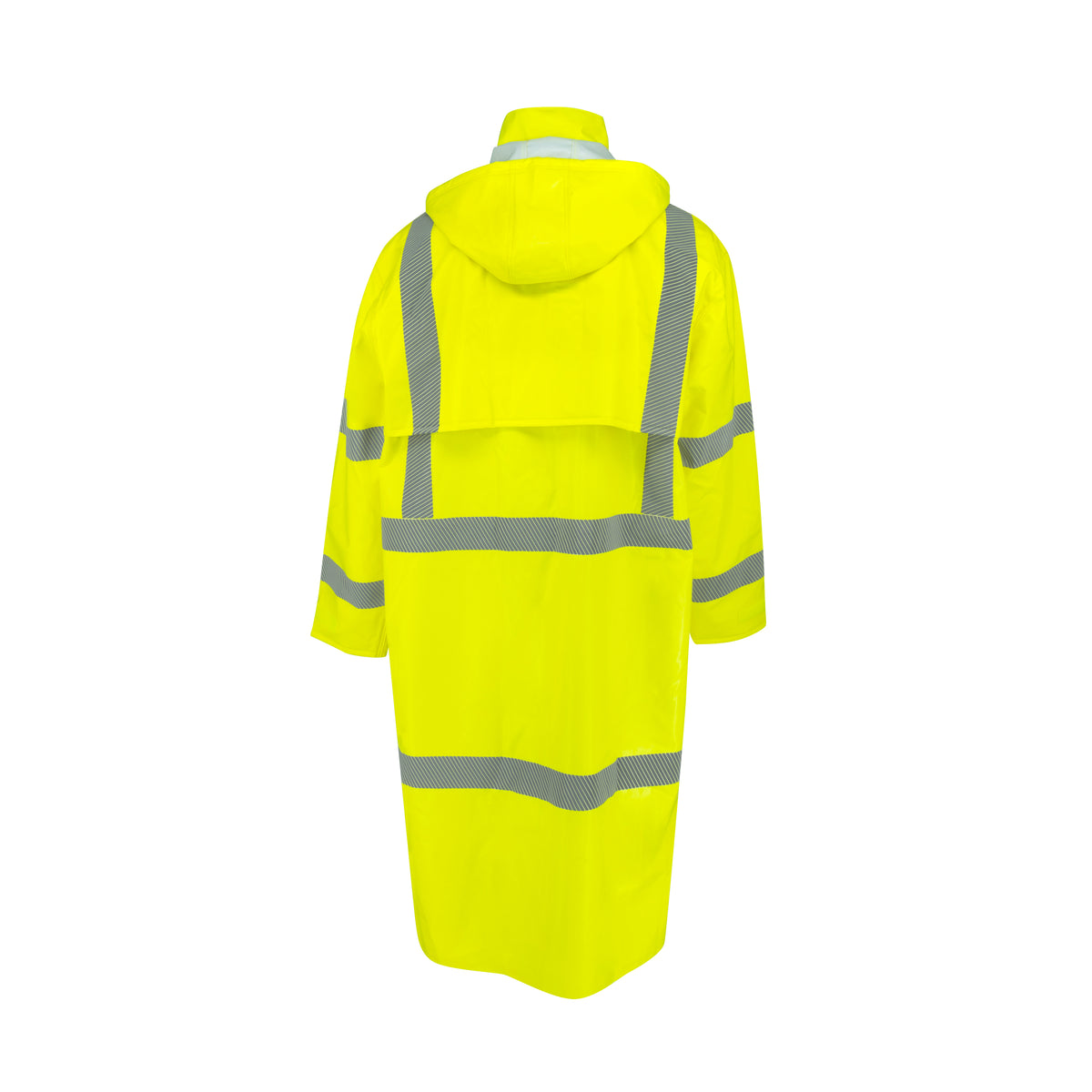 Radians RW08C - Class 3 Self-Extinguishing Raincoat - Lime - additional view