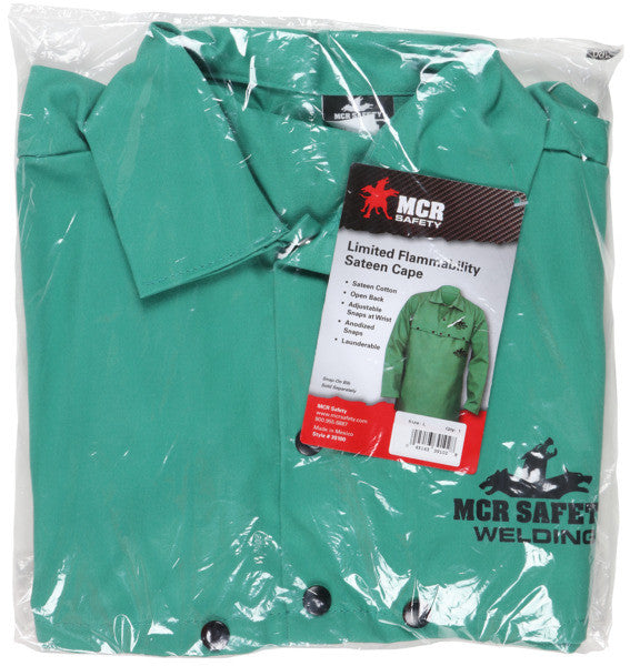 MCR Safety 39100 - F/R Green Cotton Cape Sleeve - manufacturer product image 4
