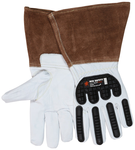 MCR Safety Welding Gloves – impact protection – Red