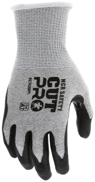 VP92743BP - MCR Safety CutPro® - 13-Gauge HyperMax® HPPE Shell - Cut, Abrasion and Puncture Resistant Work Gloves - Bi-Polymer Coated Palm and Fingertips - Vending Packaged for your Vending Dispenser Needs