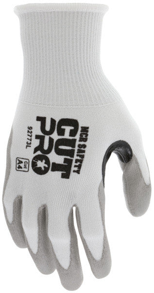 VP92773 - Vending Packaged - MCR Safety CutPro® - 15 Gauge HyperMax® HPPE Shell - Cut, Abrasion, and Puncture Resistant - Polyurethane (PU) Coated Palm and Fingertips - Reinforced Thumb Crotch