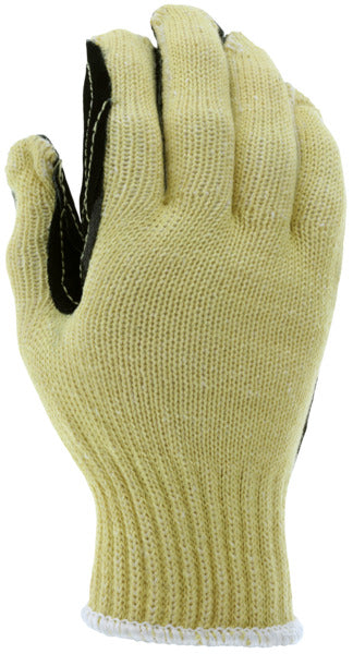 9380 - MCR Safety CutPro® - 7 Gauge Kevlar®Aramid Shell with Cotton Interior - Cut-Resistant Work Gloves - Gray Split Leather Palm - Made with DuPont™ Kevlar®