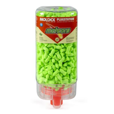 Moldex Meteors 6875 Uncorded Earplug PlugStation, NRR 33 dB, 500 Pairs