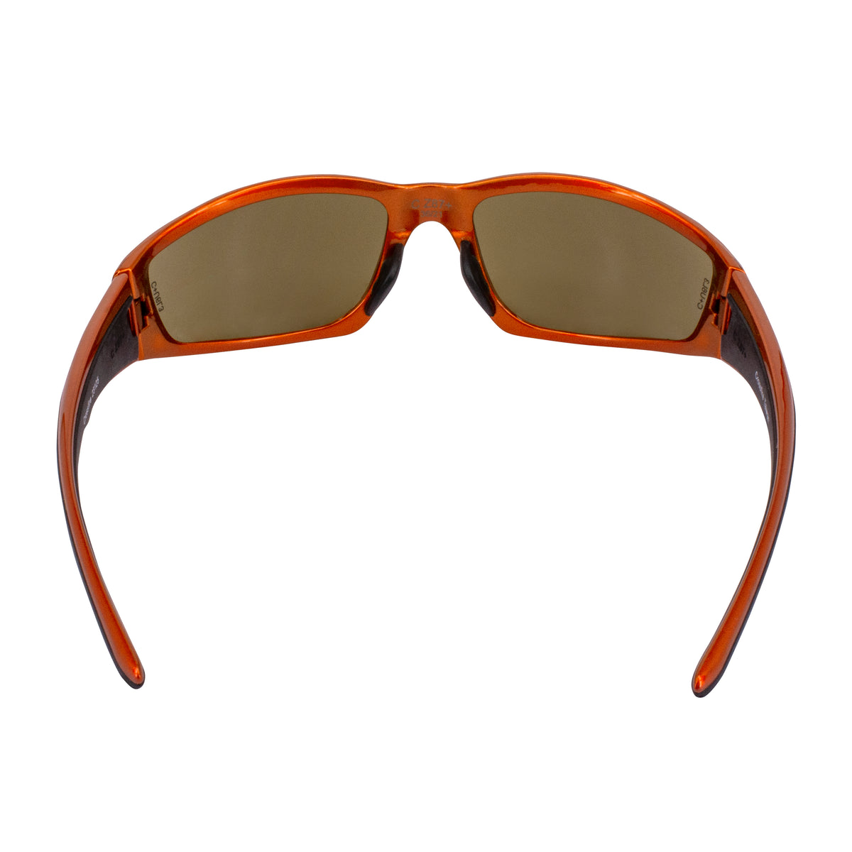 Crossfire RPG - Premium Safety Eyewear - Burnt Orange Frame - Demi-Copper Mirror Lens - additional view