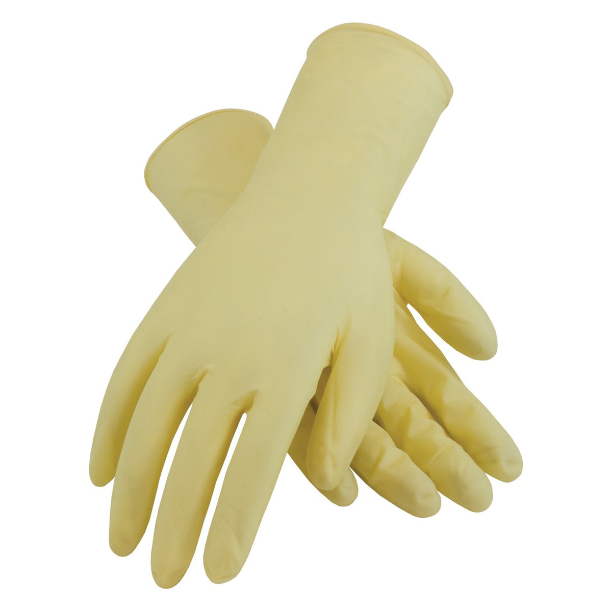 CleanTeam 100-323010 Single Use Class 10 Cleanroom Latex Glove with Fully Textured Grip - 12"