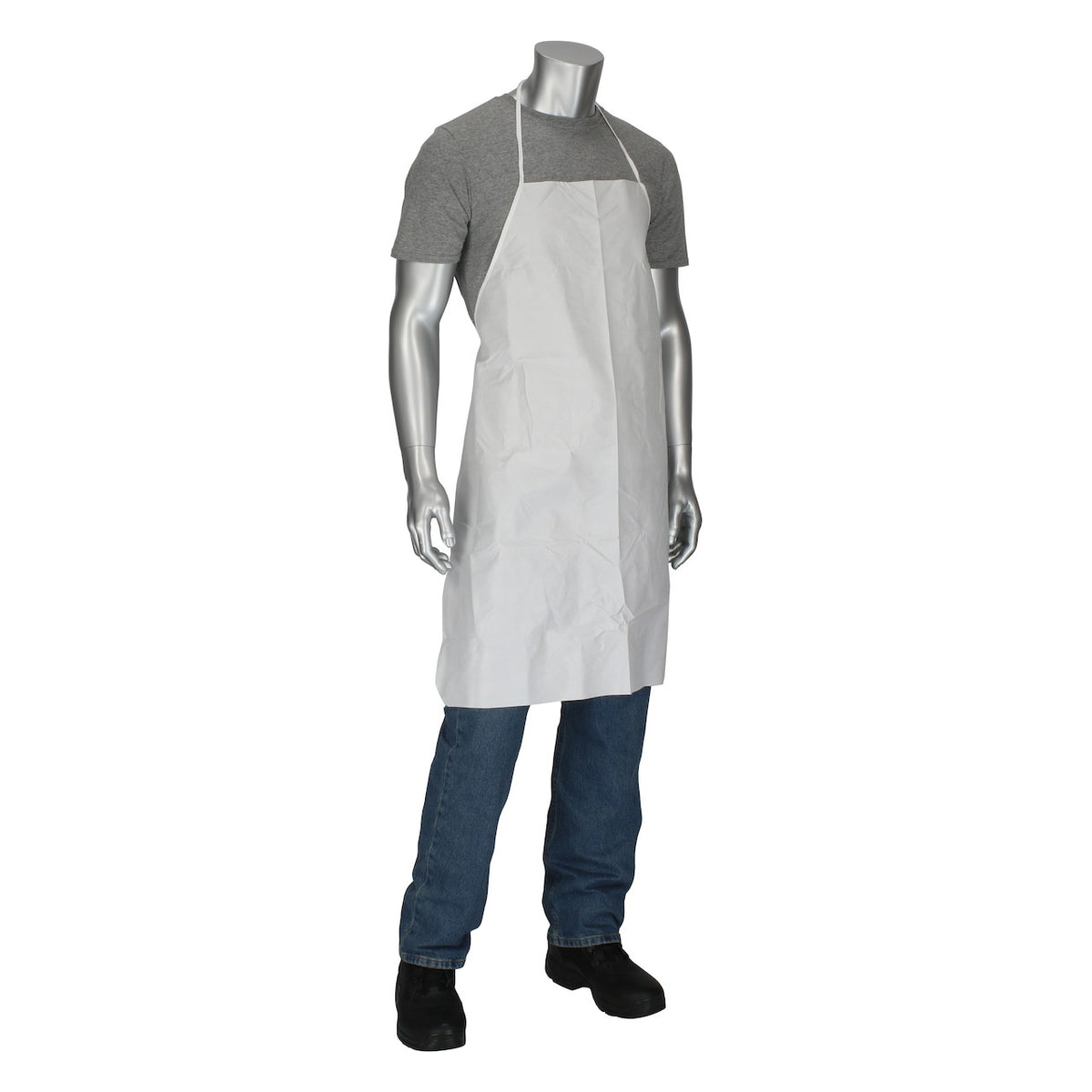 PIP 3622 Posi-Wear BA White Apron 28 X 36 58 gsm