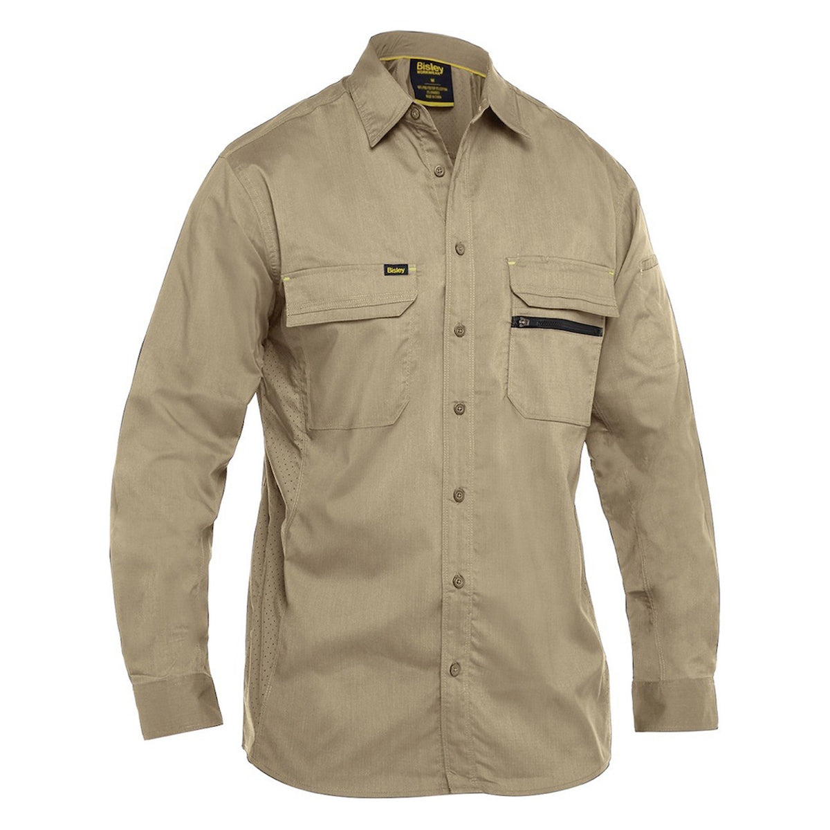 Bisley 400M6490 Long Sleeve Ripstop Work Shirt