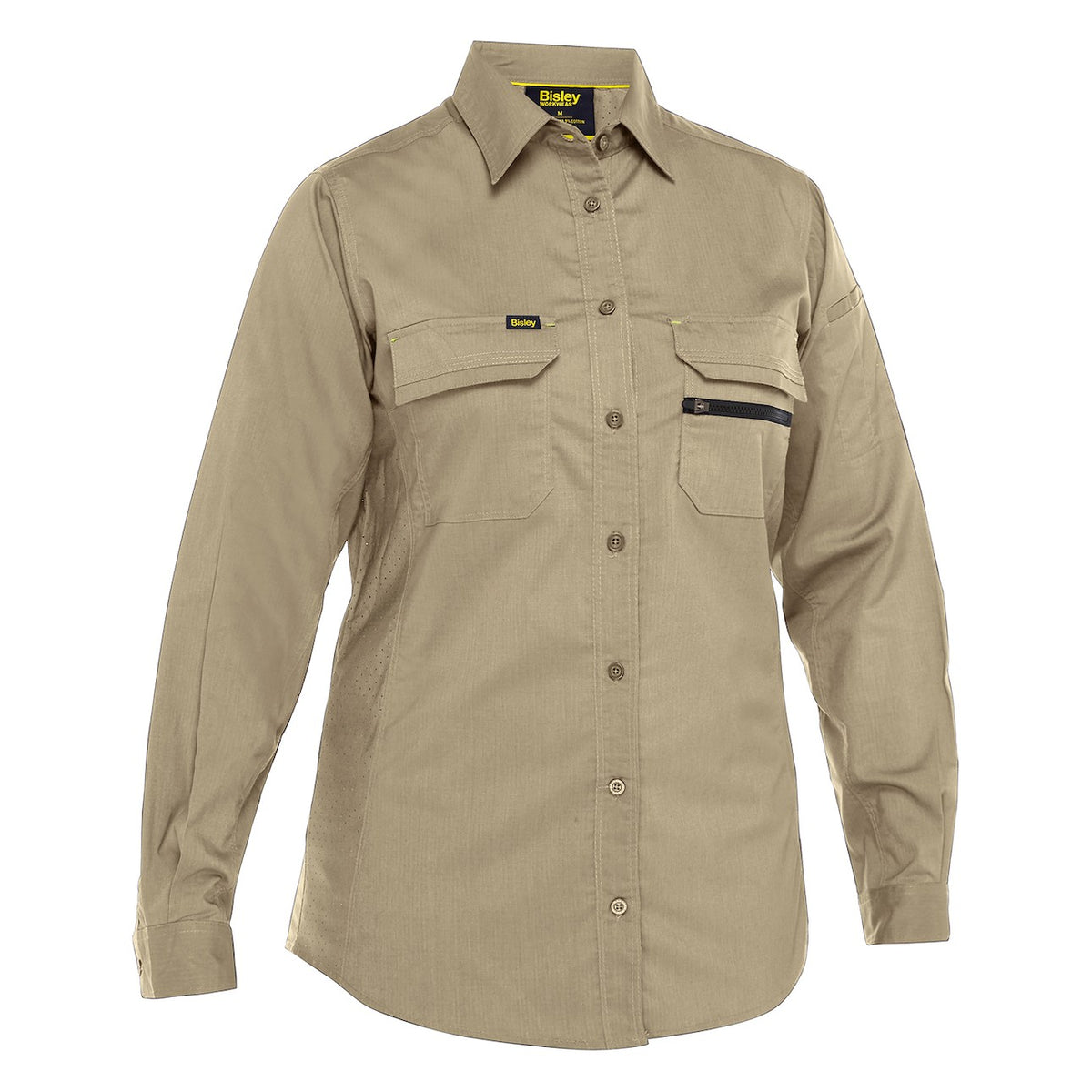 Bisley 400W6490 Women's Long Sleeve Ripstop Work Shirt
