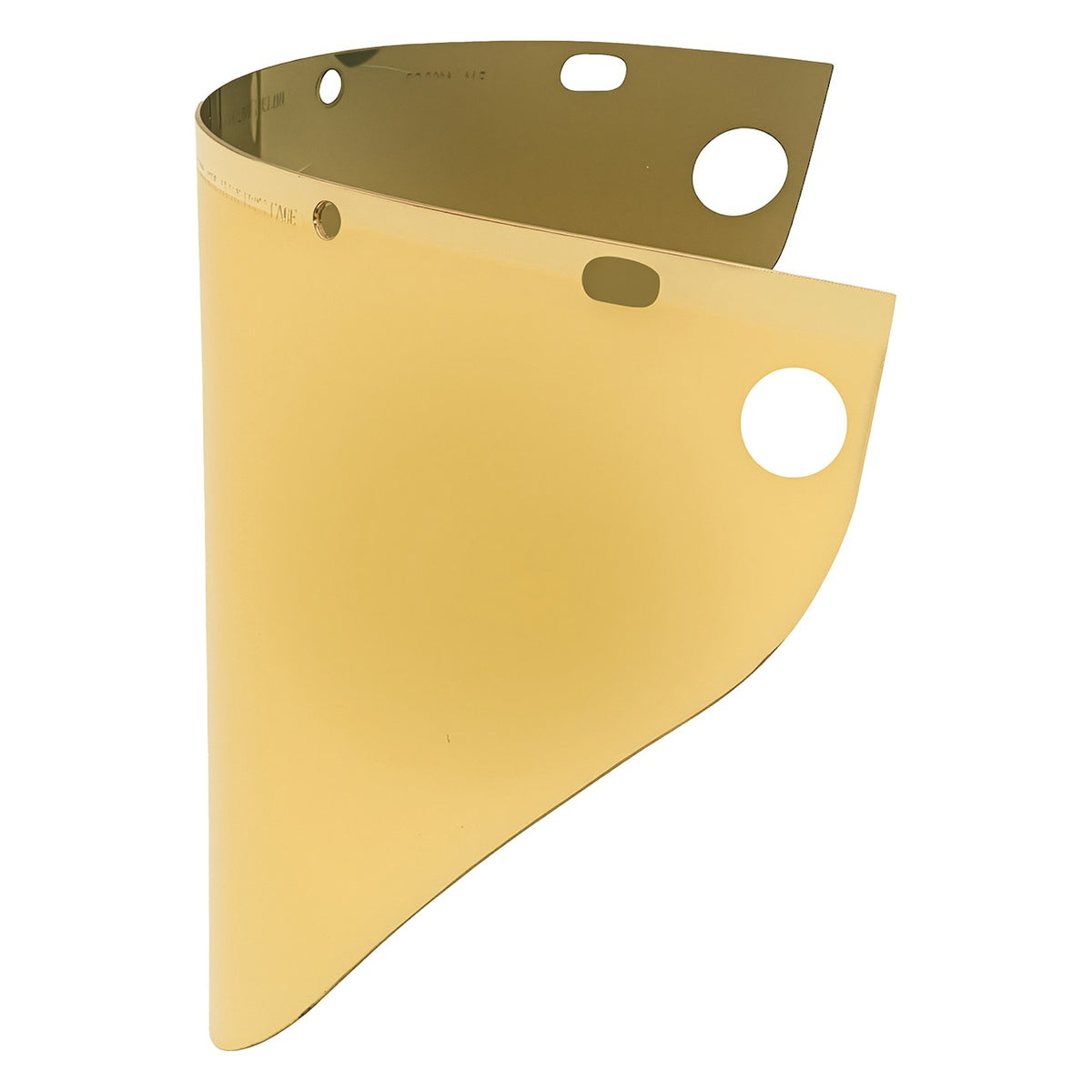 Fibre-Metal 4199GDTVGY Universal Fit Propionate Safety Visor - Gold Coated - .060" Thickness
