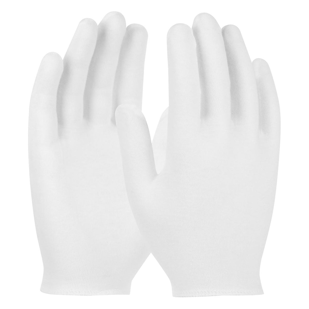 CleanTeam 97-501H Premium, Light Weight Cotton Lisle Inspection Glove with Overcast Hem Cuff - Ladies'
